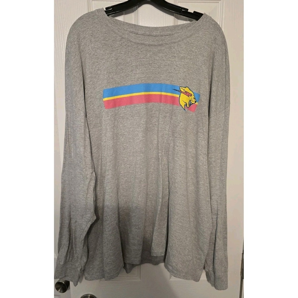 Mr Beast International Investors Club Long Sleeve T-Shirt Gray Large